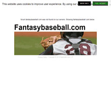 Tablet Screenshot of forum.fantasybaseball.com